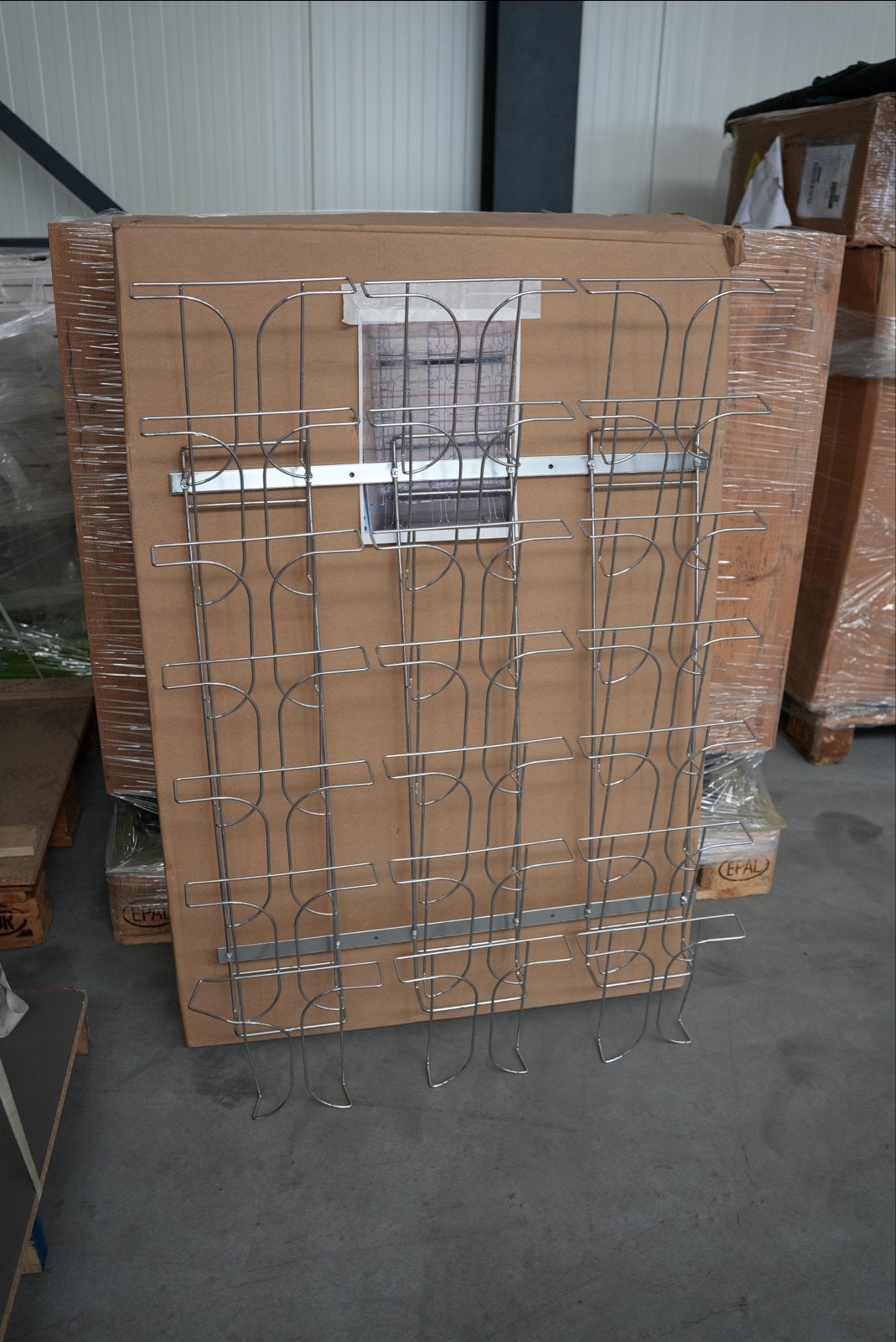 Set 2 metalen magazinerekken - wandmontage - folderrek, Ophalen, Zo goed als nieuw