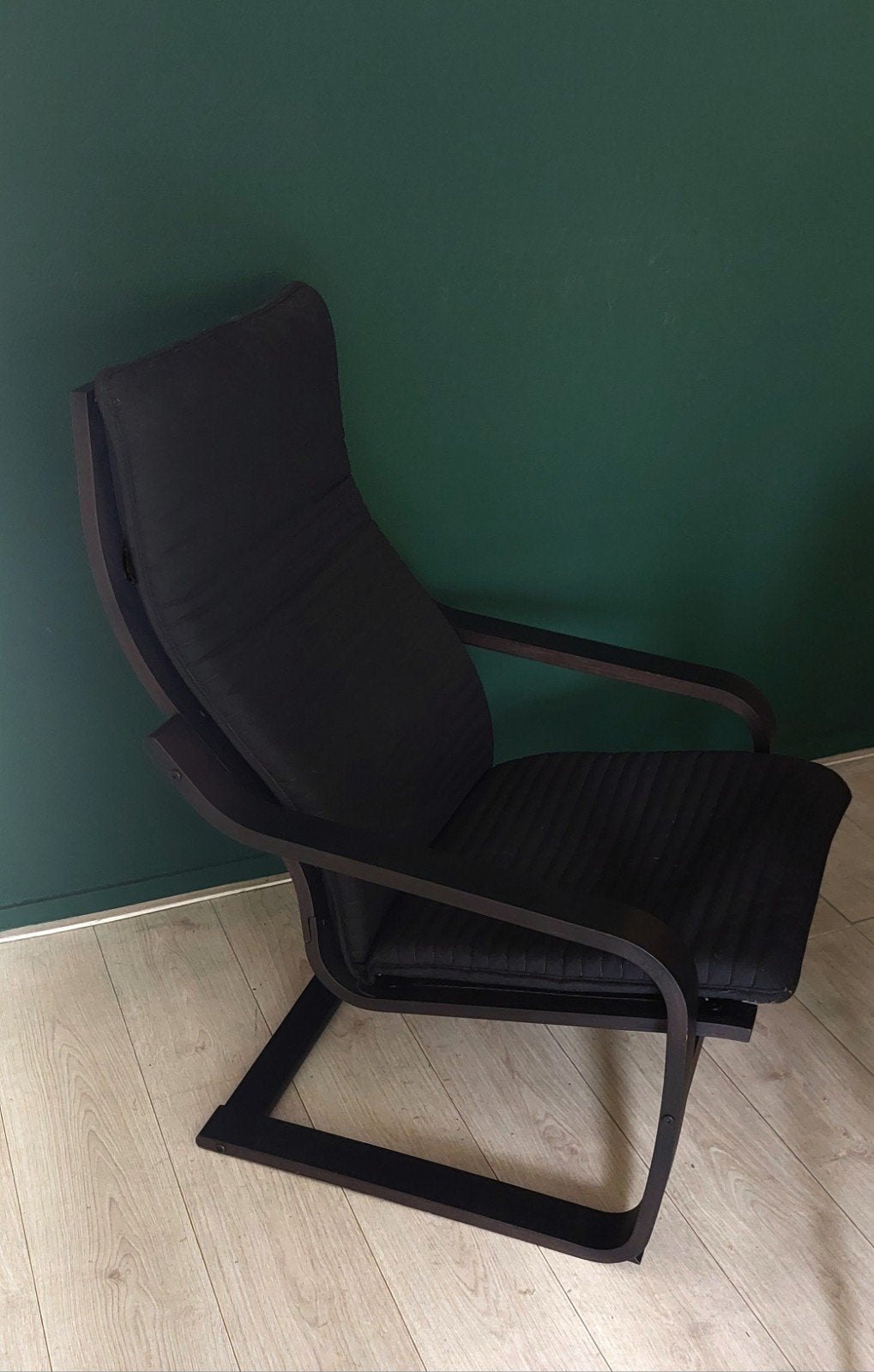 Ikea Poäng fauteuil - Zwart, Ophalen, Gebruikt, Zwart, Stof