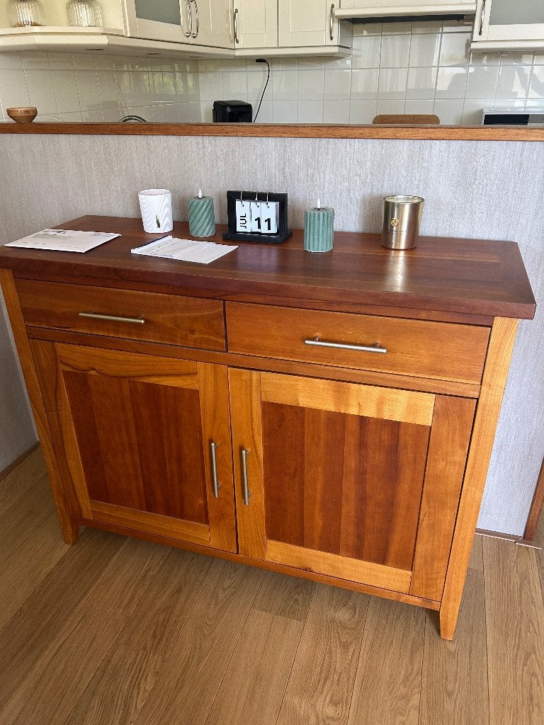 Dressoir, Ophalen, Gebruikt, 150 tot 200 cm, Kersenhout