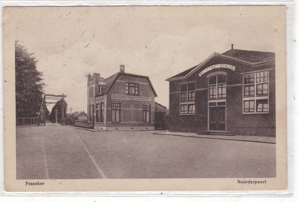 Franeker-Noorderpoort 1916, Verzenden, Voor 1920, Gelopen, Friesland