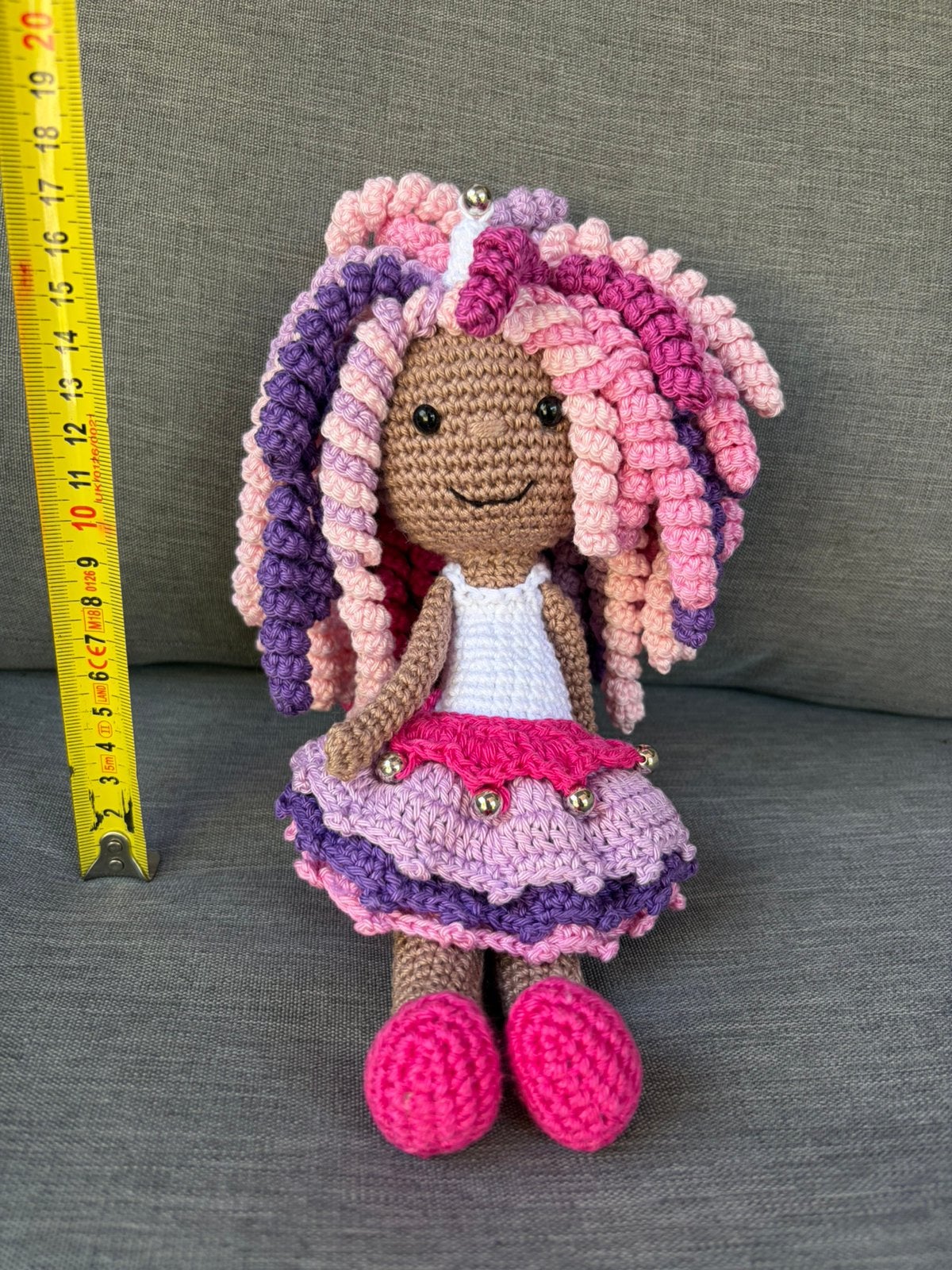 Gehaakt poppetje/knuffeltje, Ophalen of Verzenden, Zo goed als nieuw, Overige typen