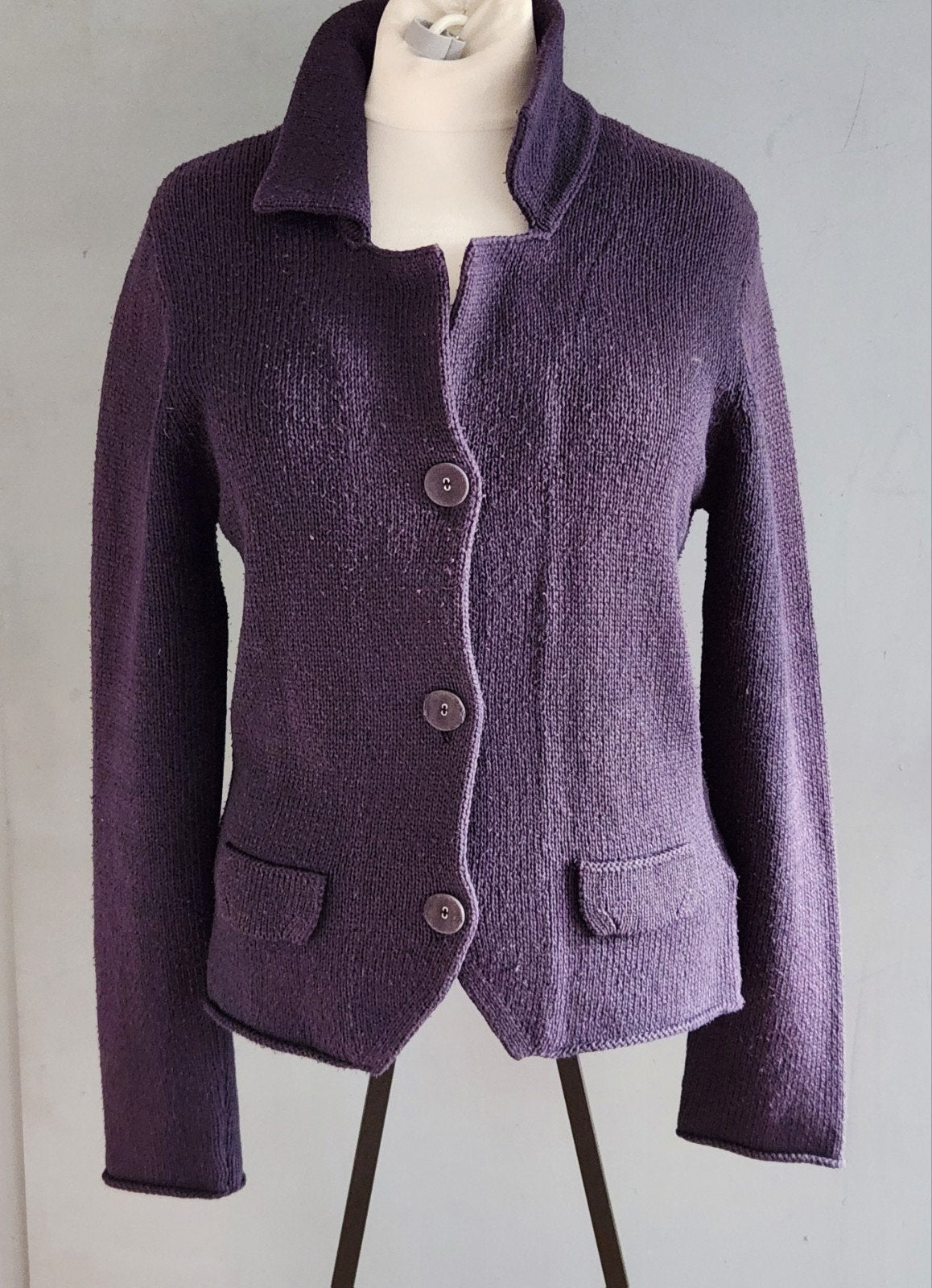 Luisa Cerano vest, Ophalen of Verzenden, Maat 36 (S), Blauw
