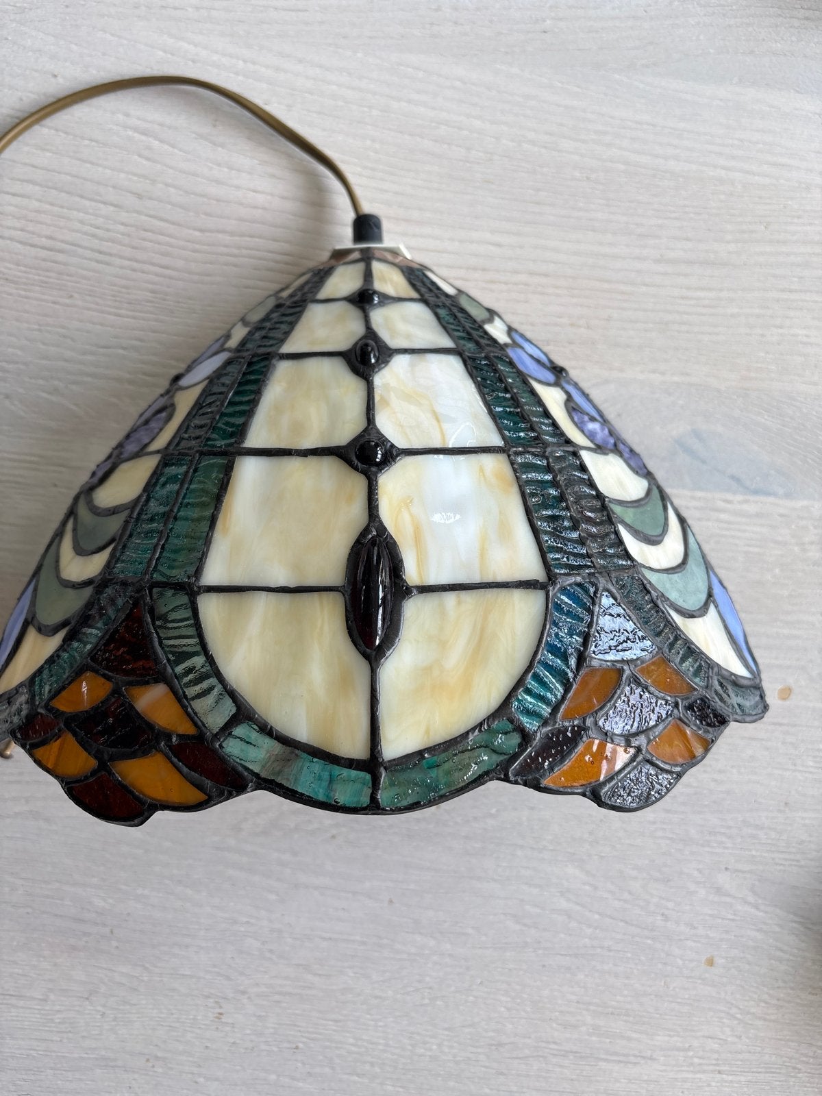 Tiffany Stijl Hanglamp - Kleurrijk Glas-in-lood Design, Ophalen