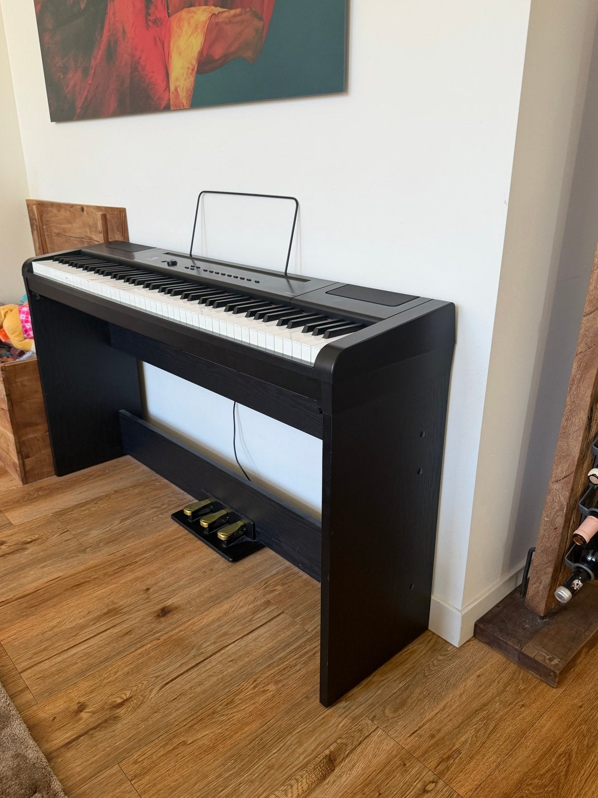 Digitale Piano, Ophalen, Zwart, Digitaal, Zo goed als nieuw