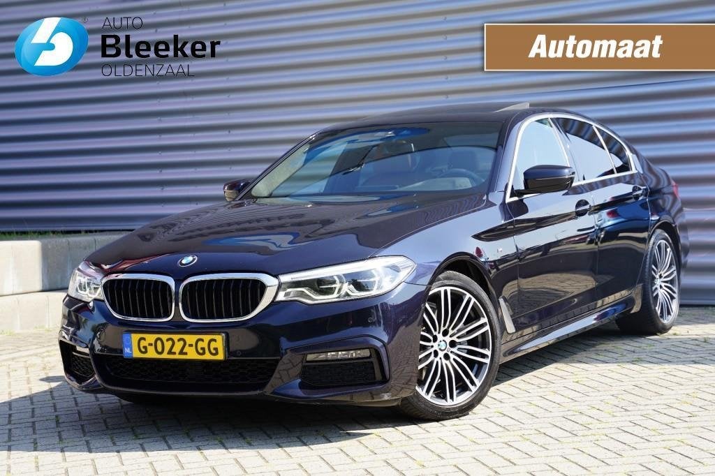 Bmw 5-serie 520I 184PK High Executive M-Sport Edit. Leer Sch, Auto's, Automaat, 1998 cc, Achterwielaandrijving, Gebruikt