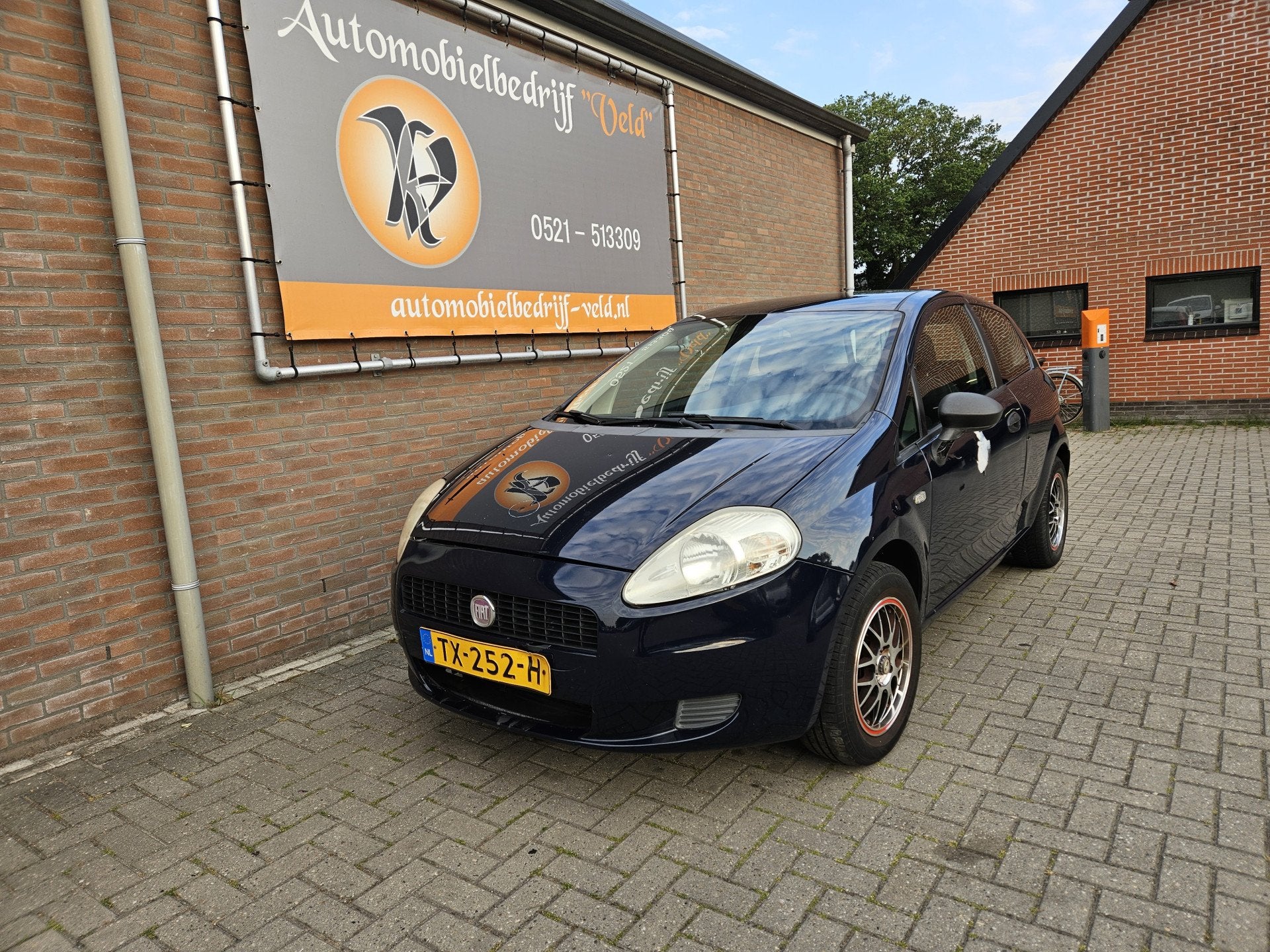 Fiat Punto Evo 1.2 Active (bj 2009), Auto's, Fiat, Voorwielaandrijving, Stof, 4 cilinders, Bedrijf