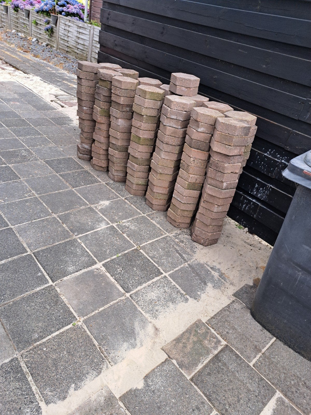 KLINKERS 20X20X6 CM DIK., Ophalen, Klinkers, Zo goed als nieuw, 10 m² of meer