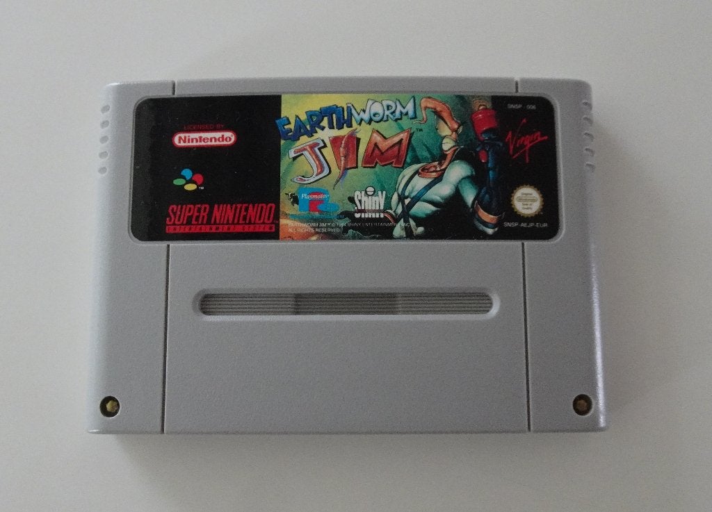 Earthworm Jim voor Super Nintendo, Spelcomputers en Games, Ophalen, Overige genres, 1 speler, Zo goed als nieuw