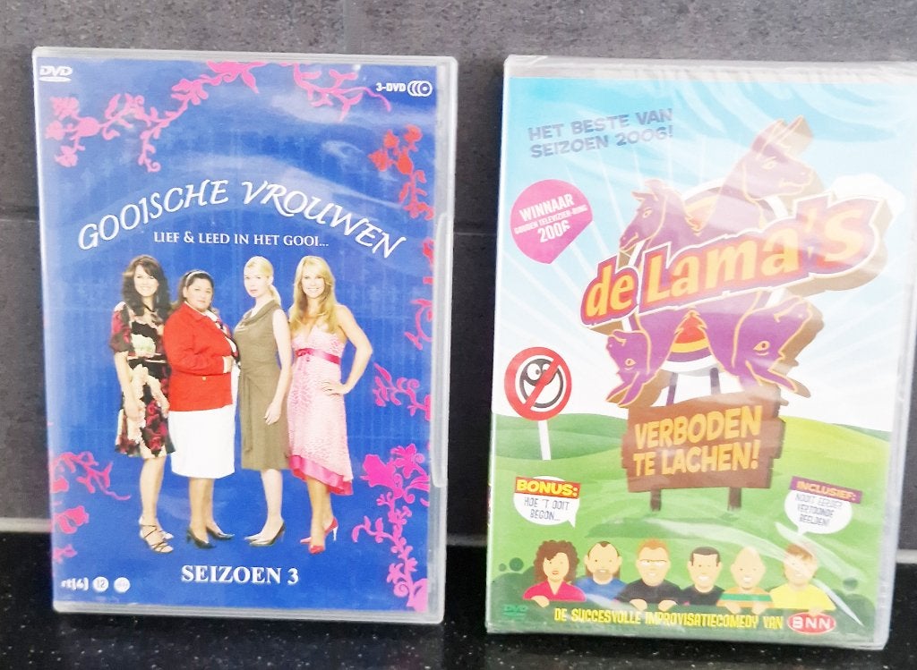 DVD Box Gooische Vrouwen en De Lama's, Alle leeftijden, Ophalen of Verzenden, Zo goed als nieuw, Komedie
