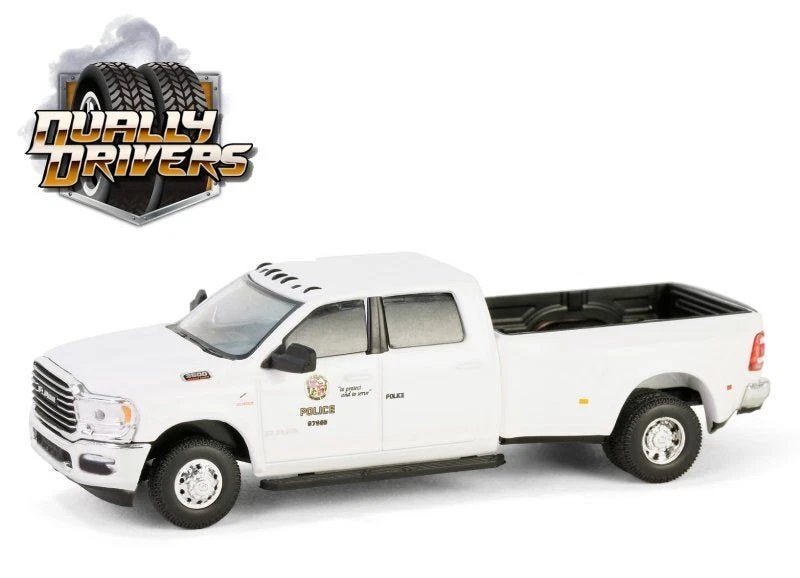 2023 Ram 3500 Laramie Dually Greenlight 1/64 Police LAPD, Ophalen of Verzenden, Nieuw, Auto