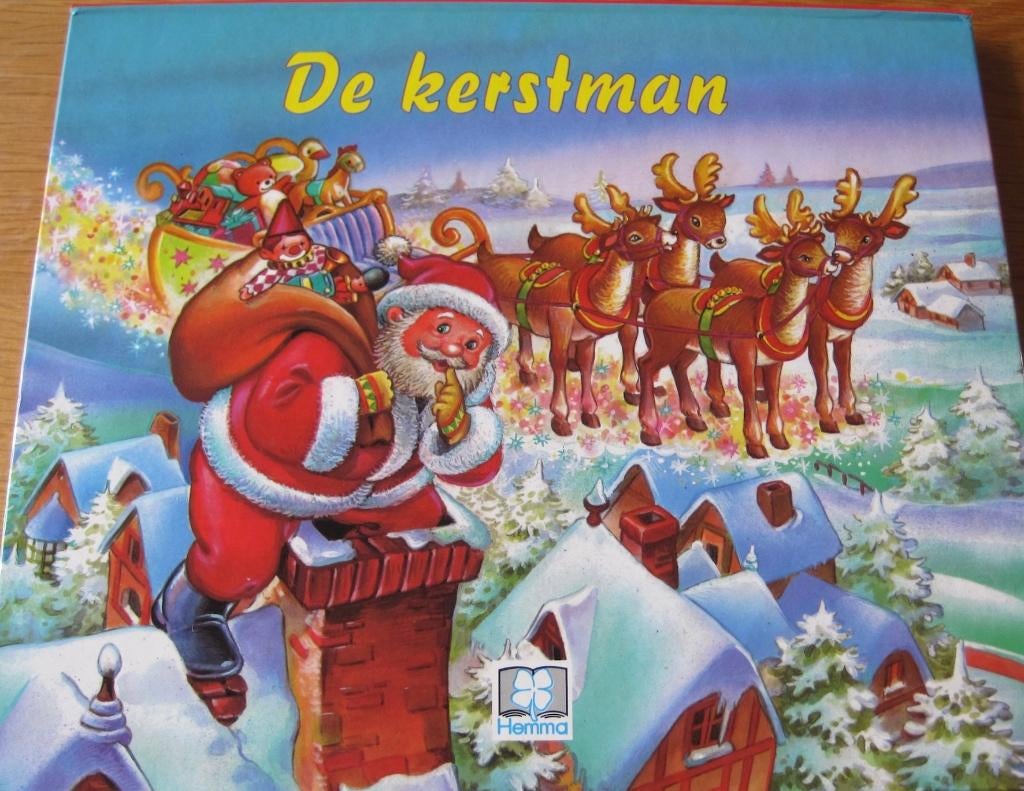Pop-up kerstboek onder de titel De Kerstman, Ophalen of Verzenden, Zo goed als nieuw, Fictie algemeen
