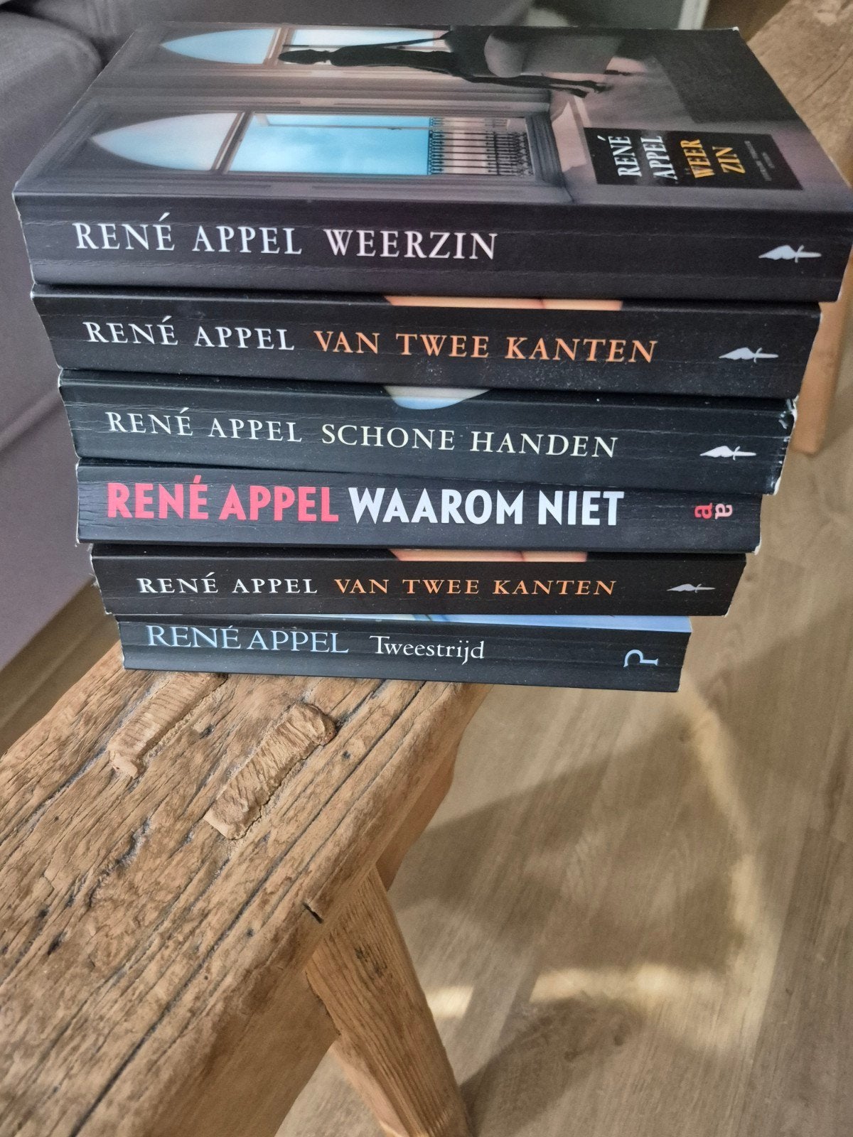5 LiteraireThrillers van René Appel, Boeken, Ophalen of Verzenden, Gelezen
