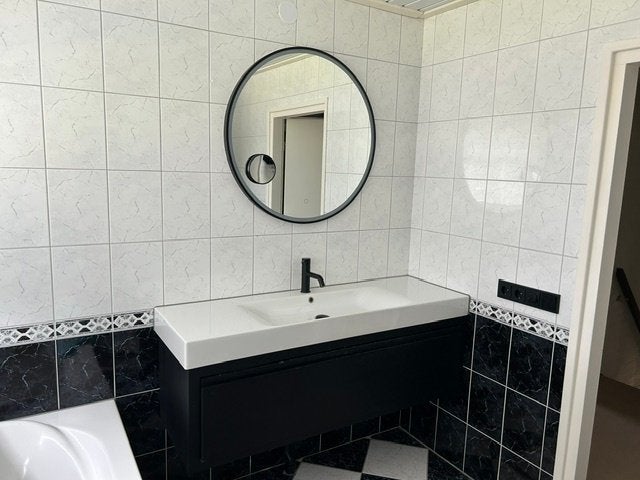 badmeubel, Huis en Inrichting, Badkamer | Badkamermeubels, Ophalen, 100 tot 150 cm, Zo goed als nieuw, Minder dan 100 cm