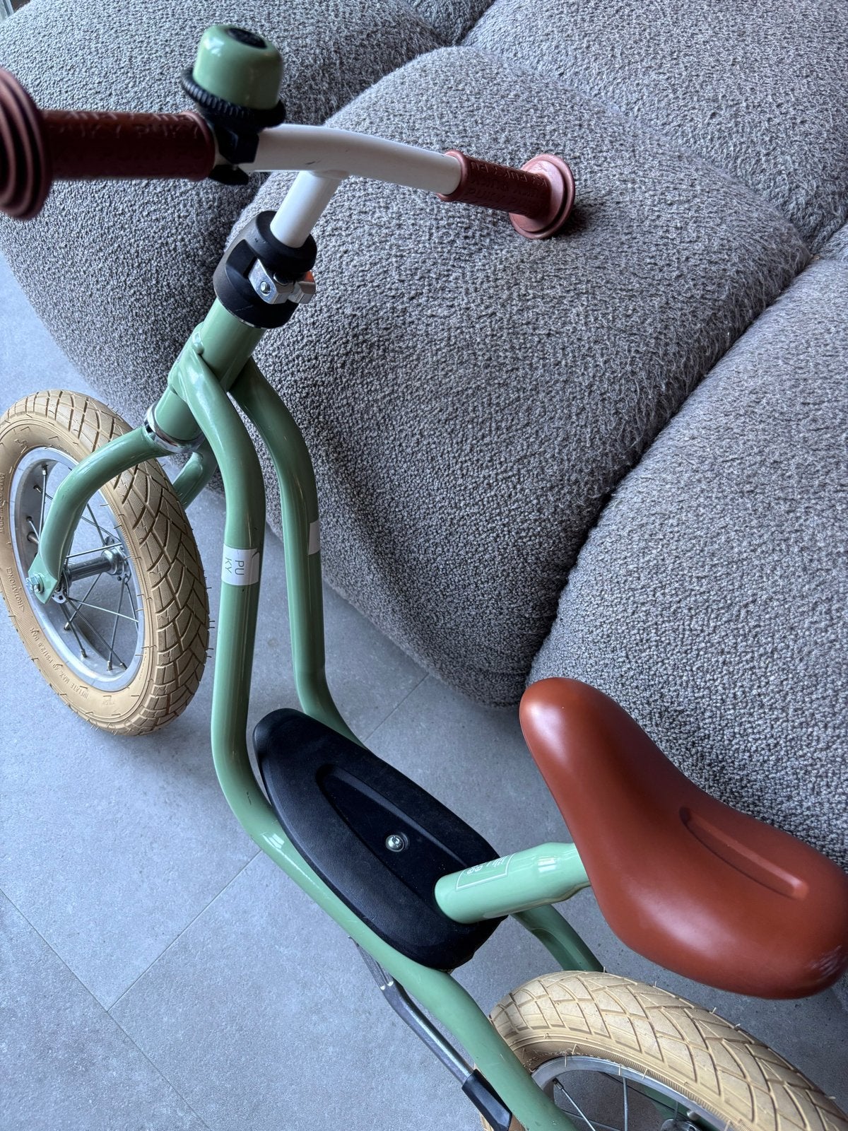 Pucky loopfiets groen, Fietsen en Brommers, Fietsen | Kinderfietsjes, Ophalen of Verzenden, Gebruikt, Minder dan 16 inch