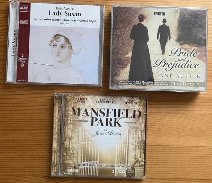 Luisterboeken Jane Austen - Lady Susan, Mansfield Park, Verzenden, Cd