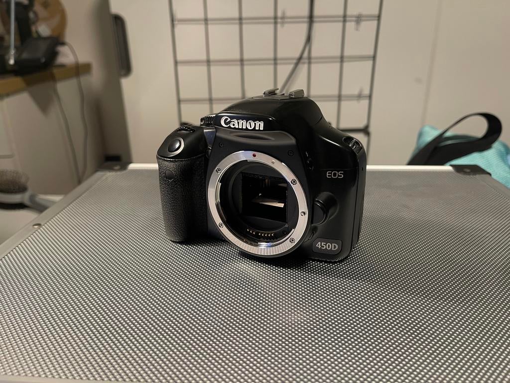 Canon EOS 450D body, Gebruikt, Spiegelreflex, Canon, Ophalen of Verzenden