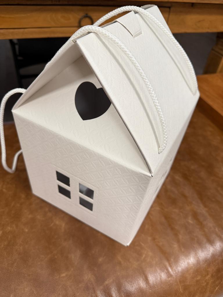Doosje als huis, Hobby en Vrije tijd, Feestartikelen, Nieuw, Ophalen of Verzenden