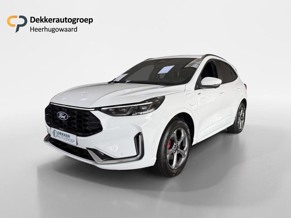 Ford Kuga 2.5 PHEV ST-Line X 243 pk Nieuw Model - Elektrisch, Verwarming stoelen achter, Gebruikt, Euro 6, Wit