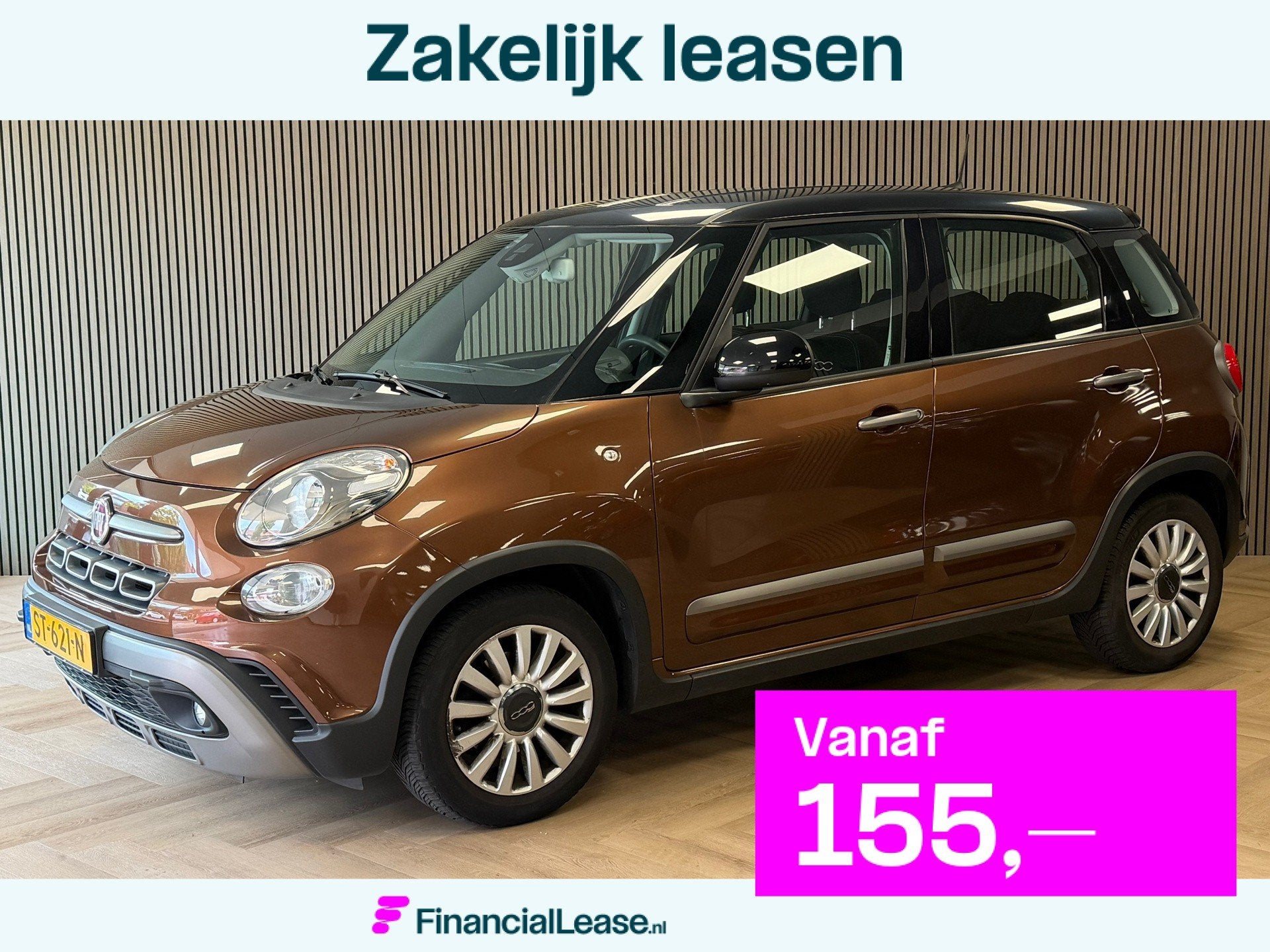 Fiat 500 L 0.9 TwinAir Cross CAMERA PDC NAVI CRUISE CONTROL, Gebruikt, Euro 6, Bedrijf, Handgeschakeld