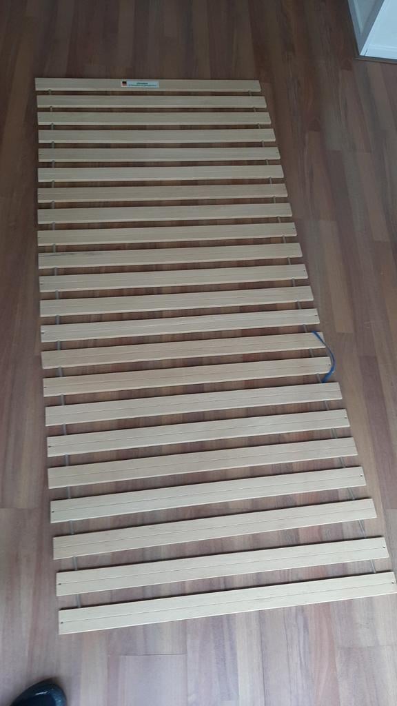 Lattenbodem, Huis en Inrichting, Slaapkamer | Matrassen en Bedbodems, Ophalen, 90 cm, Eenpersoons, Zo goed als nieuw