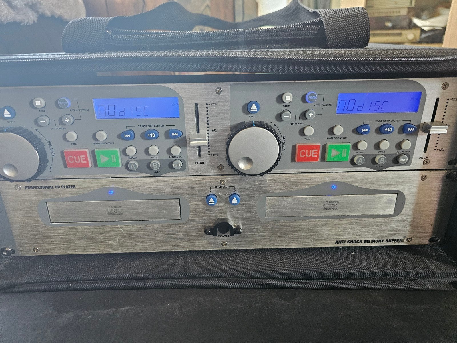 Te koop dual usb cd speler 7302 met tas, Ophalen, Gebruikt, Overige merken