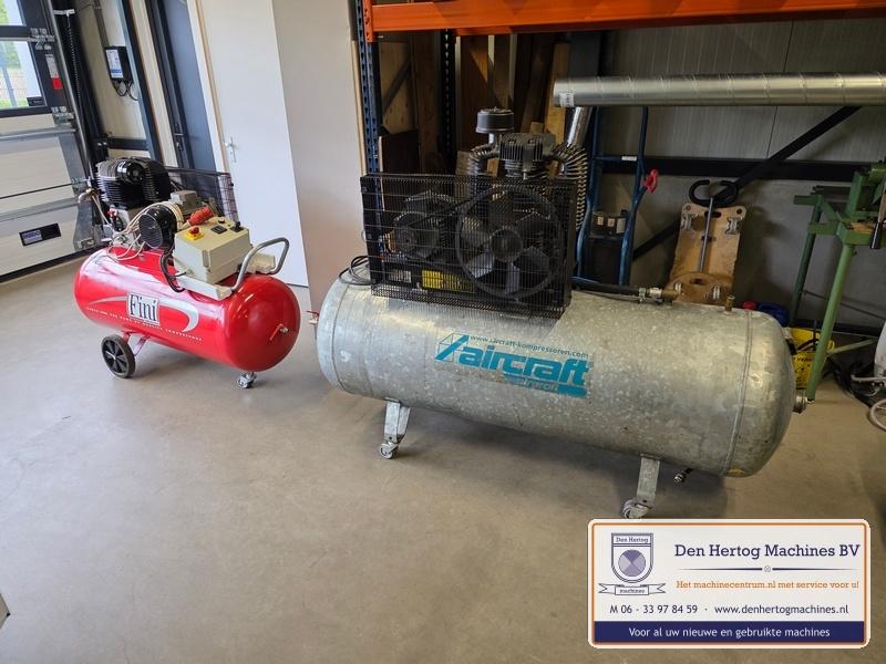 Zuiger compressor Aircraft 5,5kW tank 500 bj 2014 verrijden, Doe-het-zelf en Verbouw, Ophalen, Gebruikt, 400 tot 800 liter/min