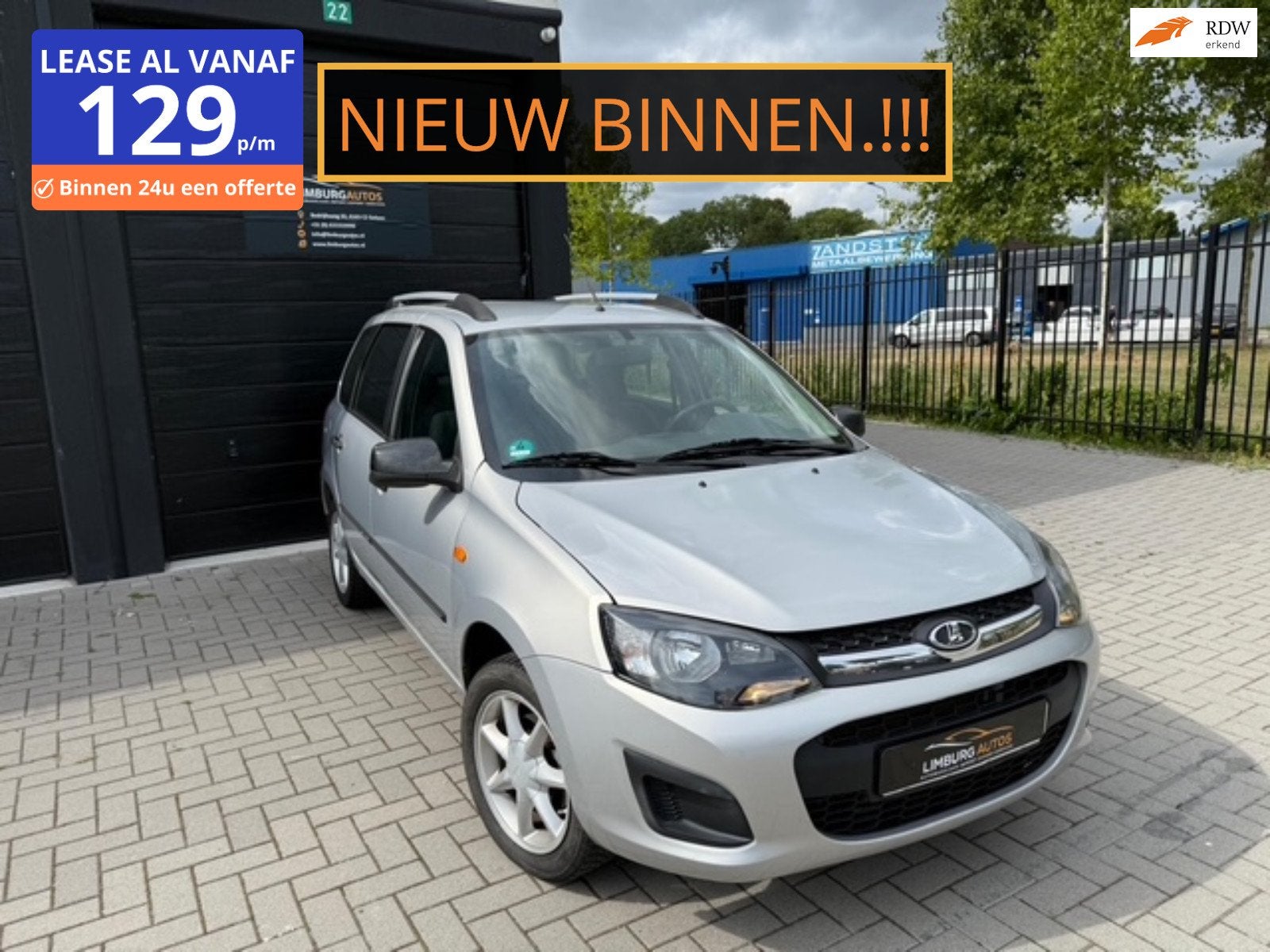 Lada Kalina 2194 Airco Elek Ramen Stoelverwarming Lage KM!, Auto's, 1596 cc, Stof, Gebruikt, 4 cilinders