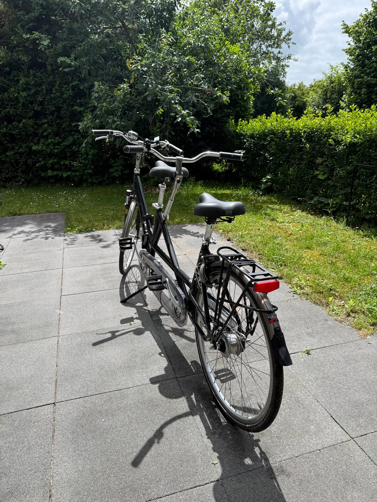 Vouwbare tandem van multicycle, Fietsen en Brommers, Ophalen, Minder dan 10 versnellingen, Velgrem, Zo goed als nieuw