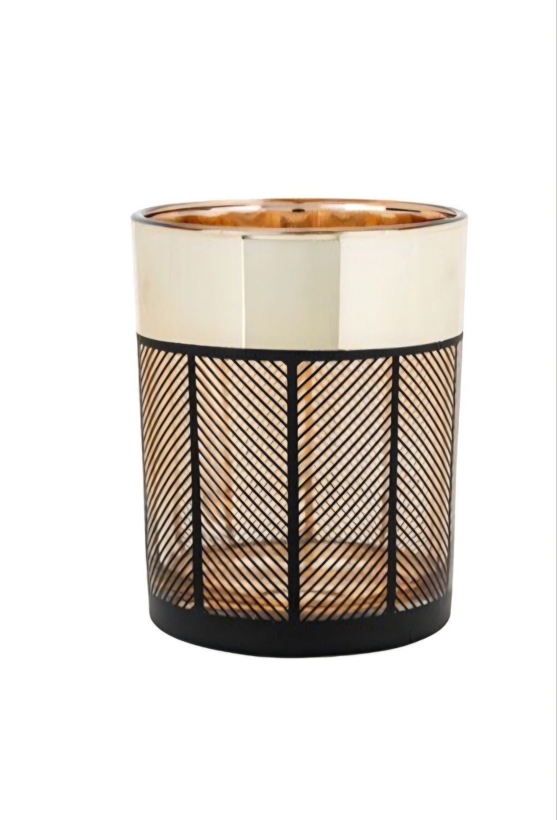 Cosy & trendy Tealight Holder Gold 7 breed 8 cm hoog Glas, Waxinelichthouder, Nieuw, Ophalen of Verzenden, Glas