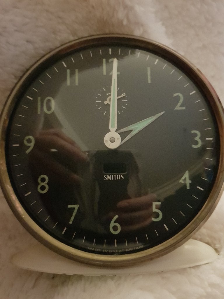 Vintage Smiths wekker Gr. Britain, Antiek en Kunst, Antiek | Klokken, Ophalen of Verzenden