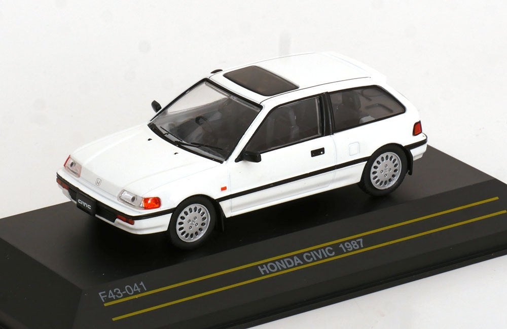 Honda Civic 1987 Wit 1-43 First43 Models, Hobby en Vrije tijd, Modelauto's | 1:43, Overige merken, Tschuiten@hotmail.com, Duitsland