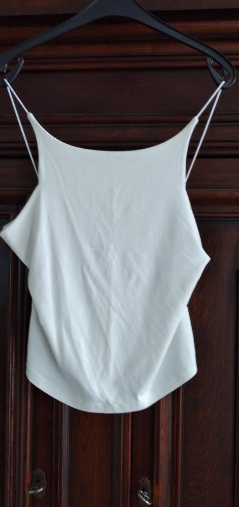 Tops (dames) €1,00/€2,50 per stuk, Wit, Zo goed als nieuw, Zonder mouw, Ophalen