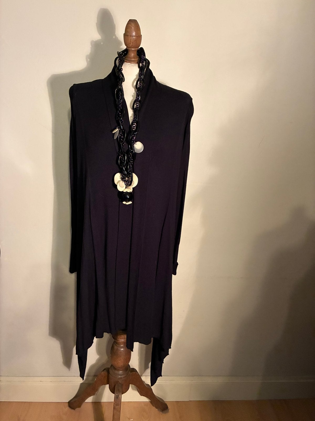 TED BAKER VEST LANG BLACK, Verzenden, Zo goed als nieuw, Maat 36 (S), Zwart