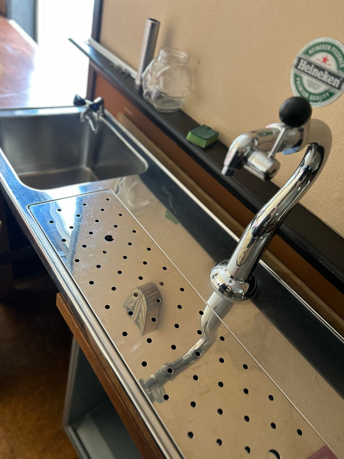 Biertap met spoelbak en koeling, Ophalen of Verzenden, Gebruikt, Overige typen