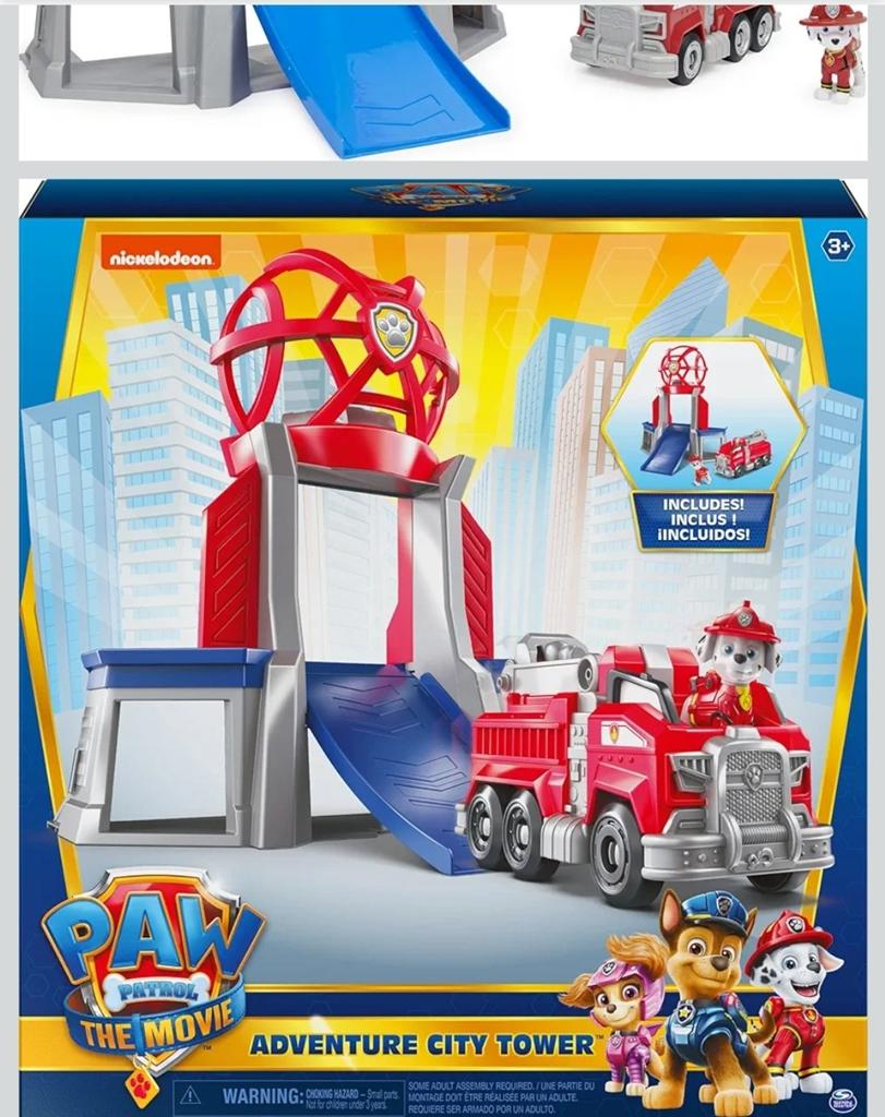Paw Patrol Film Avonturenstad Toren met Marshall, Kinderen en Baby's, Speelgoed | Actiefiguren, Ophalen, Zo goed als nieuw