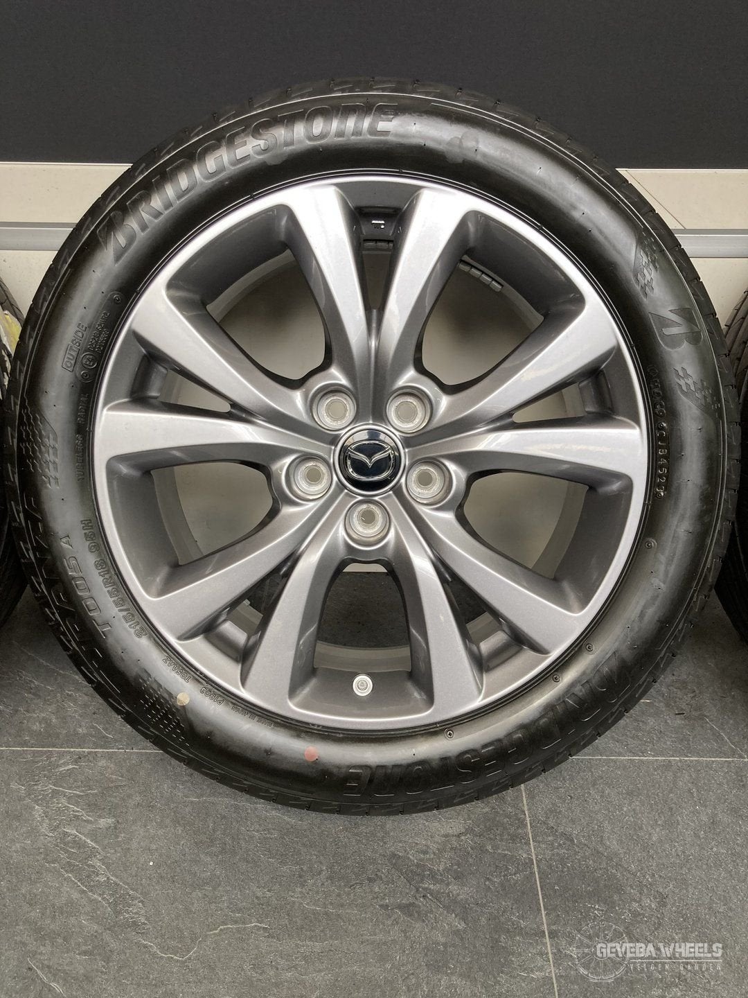 18” originele Mazda CX30 velgen + banden 5x114.3 9965787080, 18 inch, -, -, Banden en Velgen