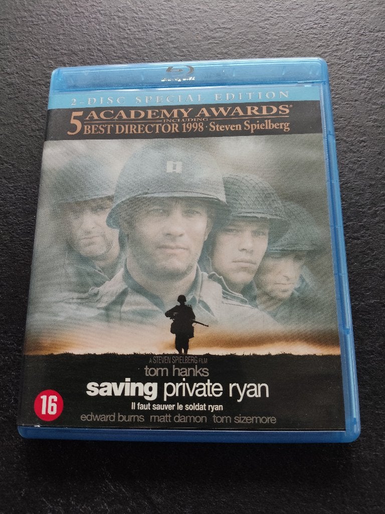 Blu-ray Saving Private Ryan in nette staat. Ned. ondert., Ophalen of Verzenden, Zo goed als nieuw, Actie, Nederlands