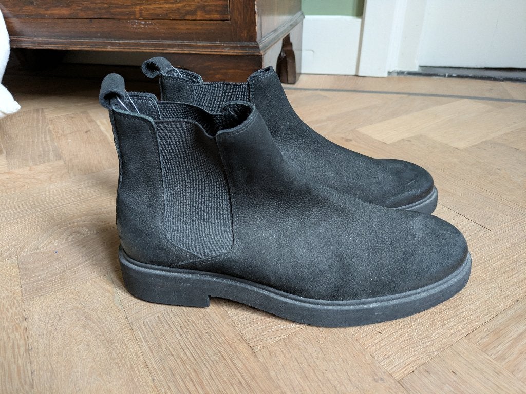 Hudson Zwarte Chelsea boots echt leer 42 poelman laarzen, Zwart, Boots, Nieuw, Ophalen of Verzenden