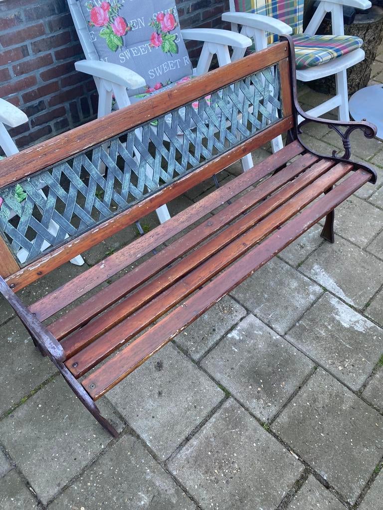 Leuke tuinbank, Ophalen, Zo goed als nieuw, Hout