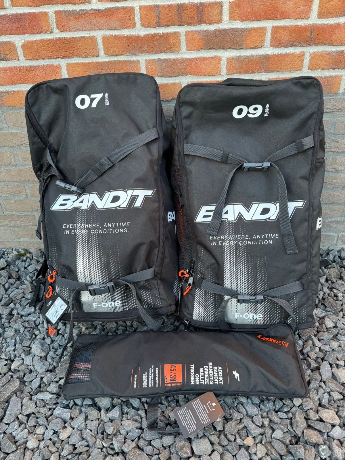 9m en 7m F-one Bandit 2026 F-one Linx bar SK99, Kitesurf-set, Twintip, 9 m², Ophalen of Verzenden