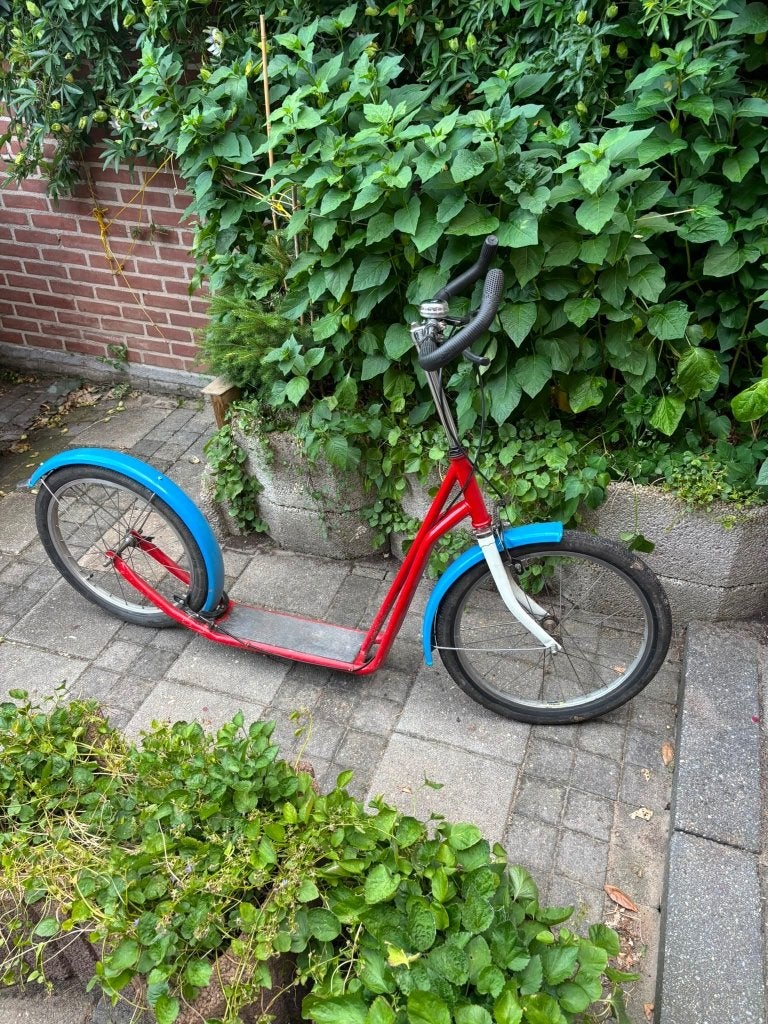 Step met grote wielen - vintage, Fietsen en Brommers, Steps, Ophalen, Gebruikt, Gewone step, Onbekend