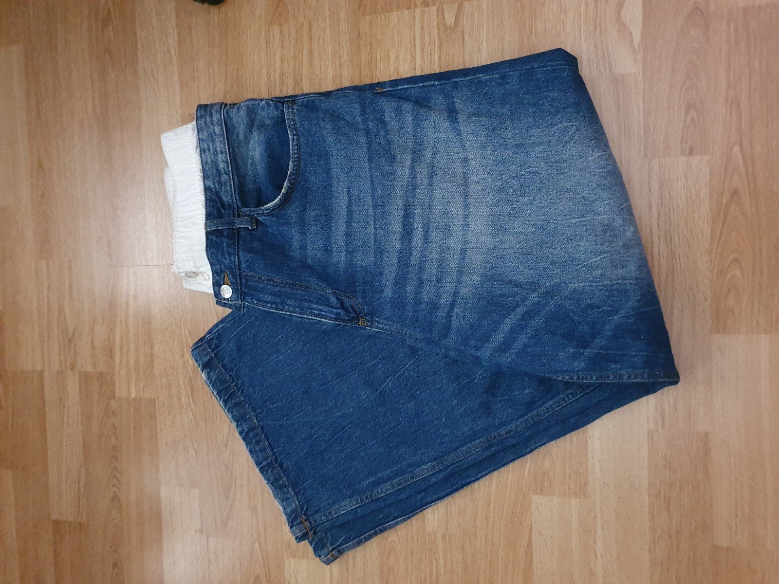 Bershka spijkerbroek - Zo goed als nieuw, Blauw, Overige jeansmaten, Zo goed als nieuw, Bershka