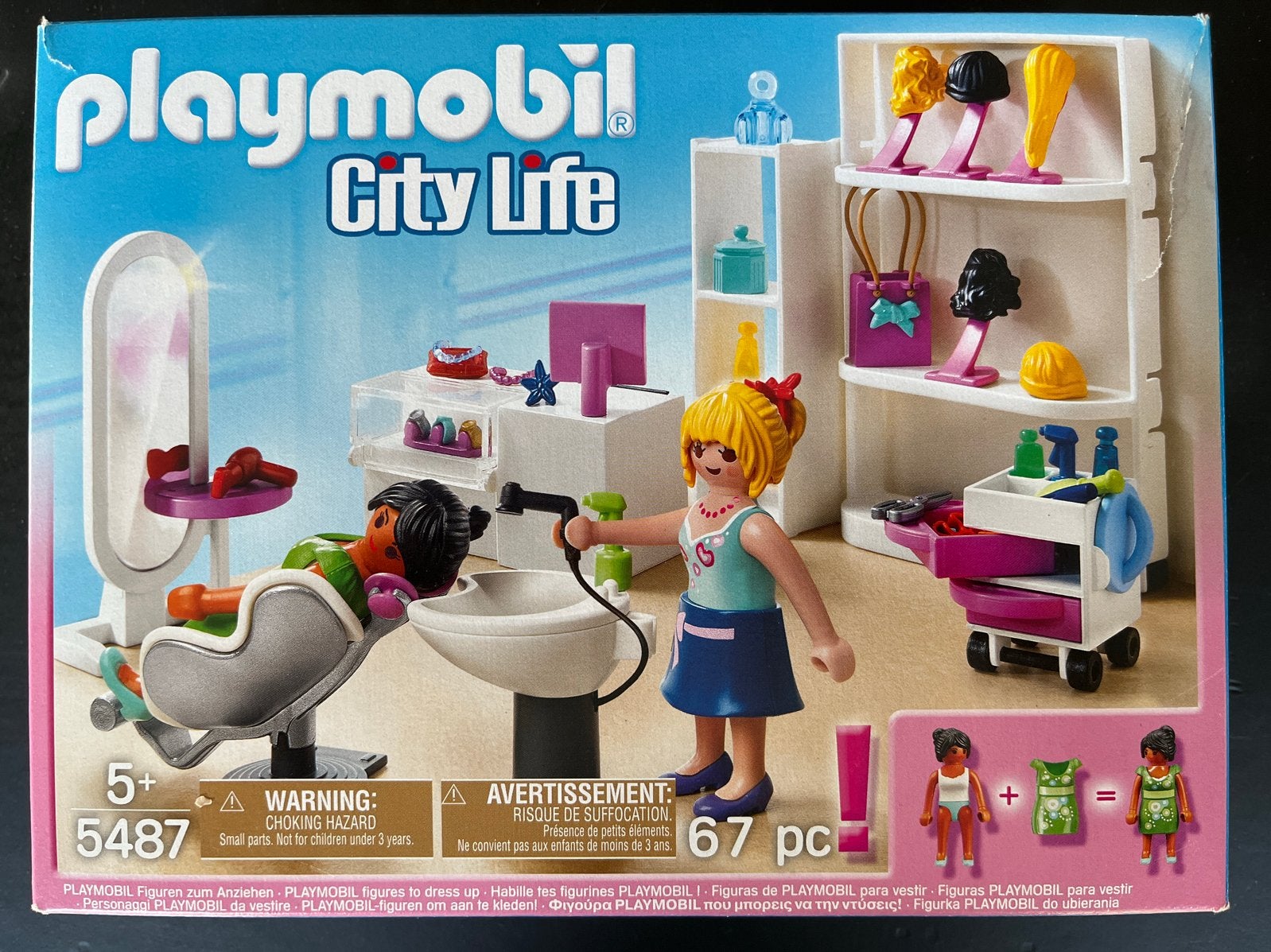Playmobil City Life Kapsalon 5487 - Complete Set, Complete set, Ophalen of Verzenden, Zo goed als nieuw, City life