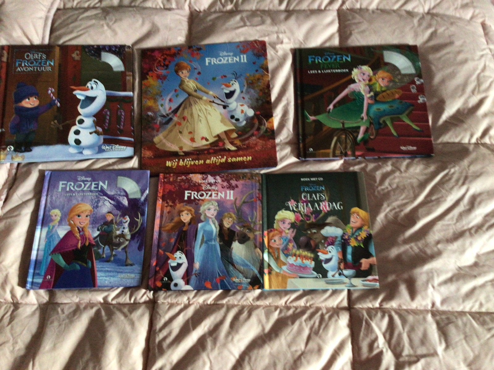 Frozen Boeken Collectie - 6 Stuks, Meisje, Voorleesboek, Ophalen, Gelezen