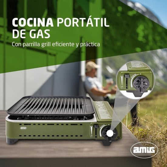 Draagbare Grill-Barbecue – Camping BBQ – Gasbarbecue, Corvance B.V., Verzenden, Nieuw, Corvancebol@gmail.com