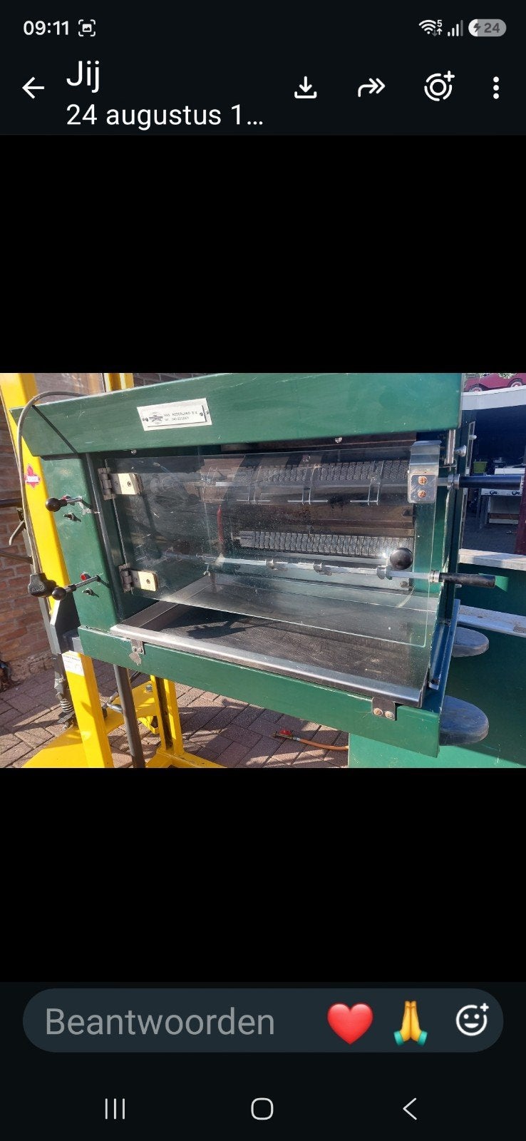 barbecue/ kippengrill, Ophalen of Verzenden