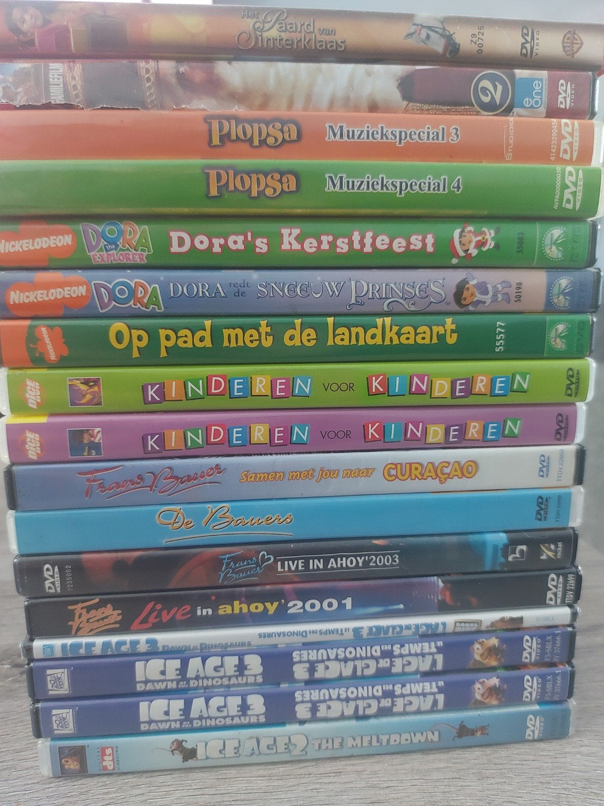 Grote collectie kinderfilms en series op DVD, Ophalen, Gebruikt, Animatie, Alle leeftijden