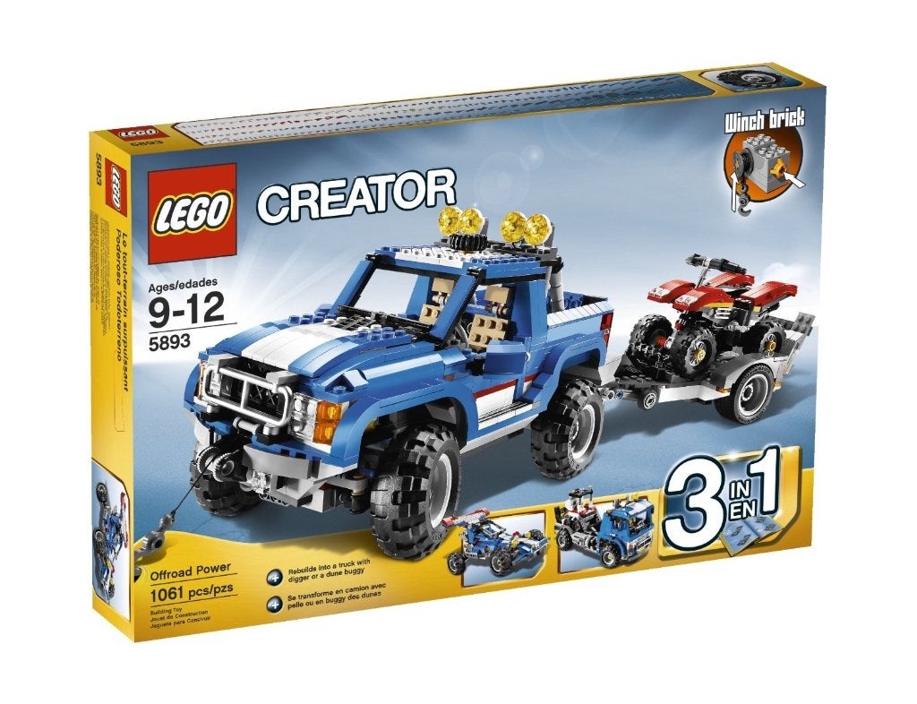 LEGO 5893 Creator pick-up truck met aanhanger met quad, Lego, Nieuw, Ophalen of Verzenden, Ongeopend/sealed