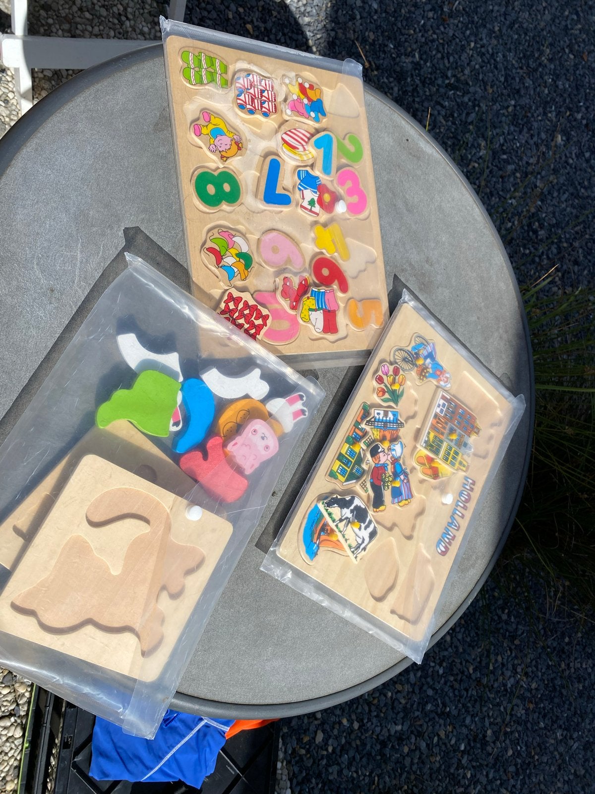 houten puzzels, 2 tot 4 jaar, Gebruikt, Ophalen of Verzenden, Van hout