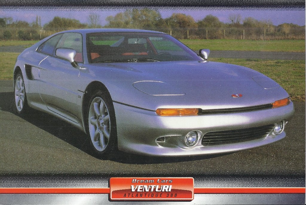 Ma589 foto dream cars venturi atlantique 500, Ophalen of Verzenden, 1980 tot heden, Zo goed als nieuw, Overige onderwerpen